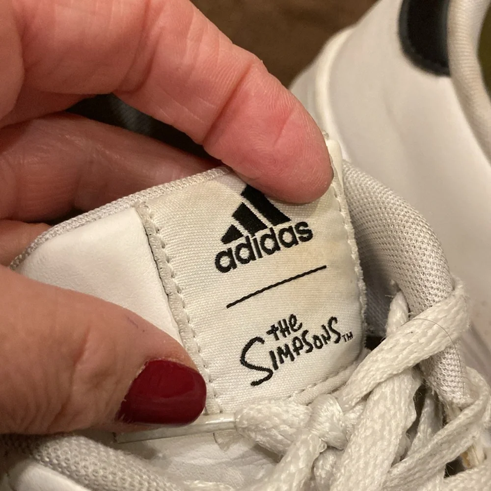 Adidas El Barto ( the simpsons) sneackers men sz 11 white great condition - Picture 3 of 8